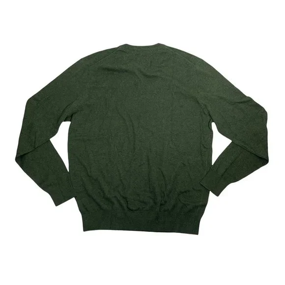 St. John's Bay Green Sweater Large NWT V-neck Career Workwear L - Picture 2 of 4